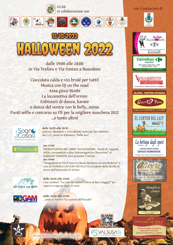 ucab bussoleno halloween